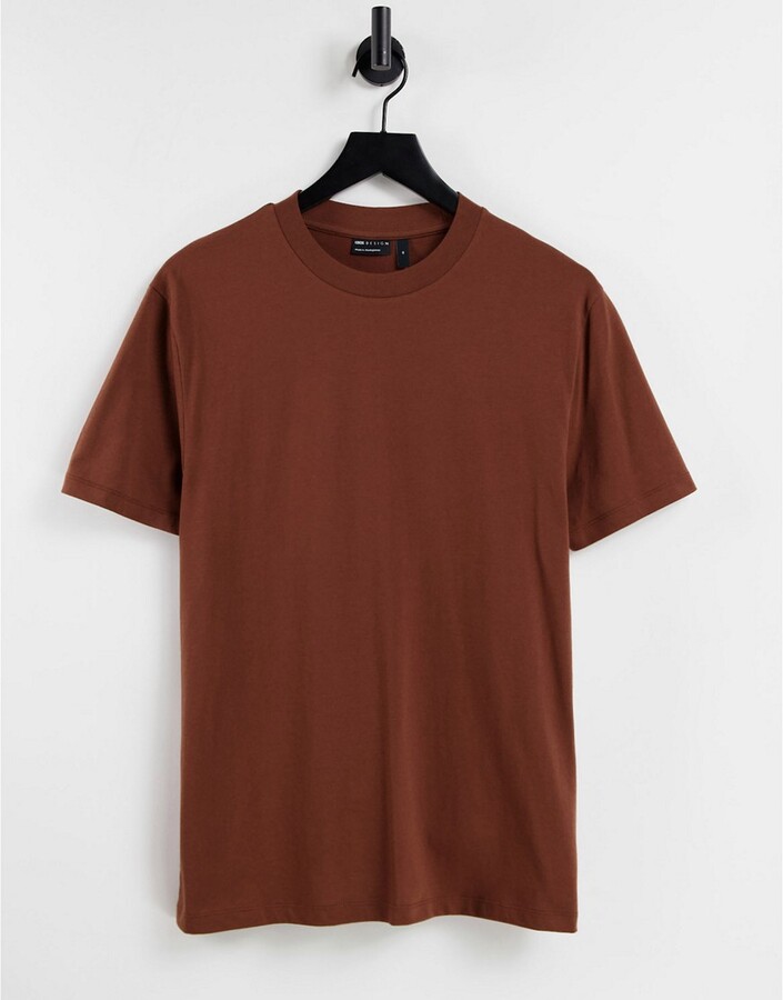 plain brown shirt