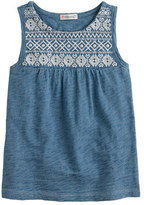 Thumbnail for your product : J.Crew Girls' embroidered tank
