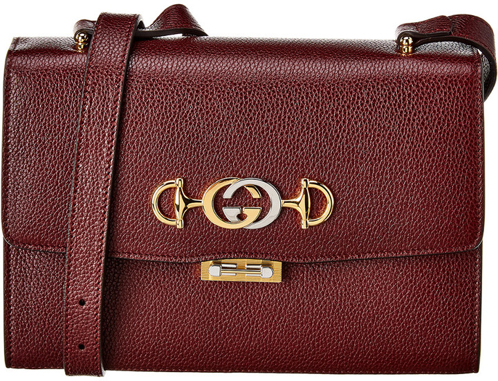Gucci Zumi Small Grainy Leather Shoulder Bag ShopStyle