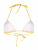 Thumbnail for your product : DSQUARED2 Monogram Halterneck Bikini Top