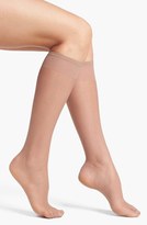 Thumbnail for your product : Nordstrom Sheer Toe Knee High Trouser Socks