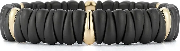 Roberto Demeglio 18K yellow gold Six Section Stretch bracelet