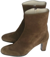 Thumbnail for your product : Lottusse Dark Brown Suede Boots