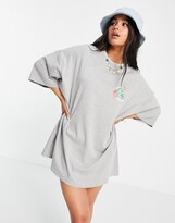 Thumbnail for your product : Skinnydip serial chiller t-shirt dress in grey