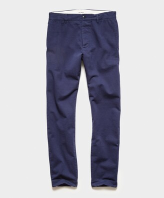 Todd Snyder Japanese Selvedge Chino Pant in Navy