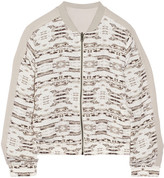 Thumbnail for your product : Dagmar Florence reversible crepe bomber jacket