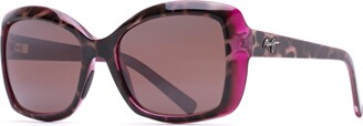 Maui Jim Orchid 56mm PolarizedPlus2® Square Sunglasses