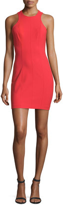 Alexander Wang T by Stretch Suiting Racerback Sheath Dress, Cherry