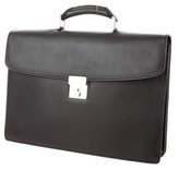 Thumbnail for your product : Fratelli Rossetti Saffiano Leather Logo Briefcase
