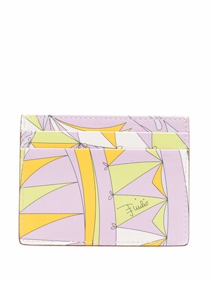 Pucci Abstract-Print Cardholder