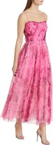 Thumbnail for your product : ML Monique Lhuillier Printed Tulle Maxi Dress