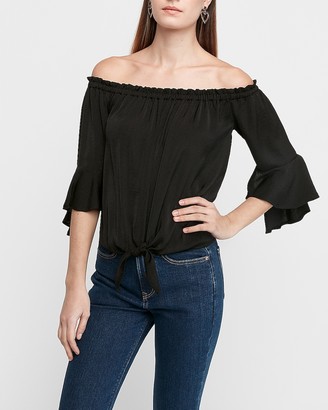 express black off the shoulder top
