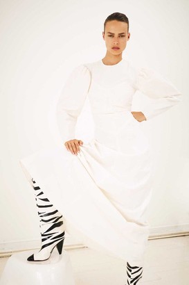 Isabel Marant Taylin Panelled Cotton Maxi Dress - Ivory