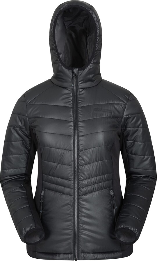 Mountain Warehouse Turbine Womens Padded Softshell Lightweight Padding Ladies Shell Jacket
