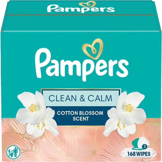 PampersClean&CalmBabyWipes-168ct/3pk