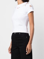 Thumbnail for your product : Eckhaus Latta distressed short-sleeve T-shirt