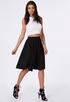 Thumbnail for your product : Missguided Full Jersey Midi Skirt Black