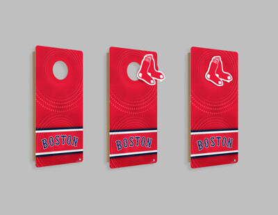 Boston Red Sox Mini Wall Hanging Cornhole