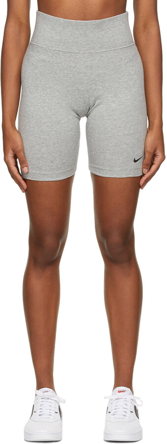 Nike Grey Sportswear Leg-A-See Bike Shorts - ShopStyle