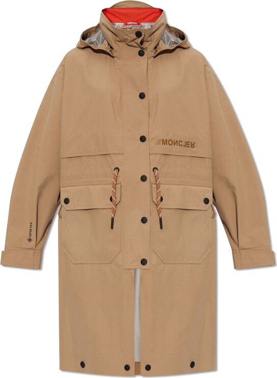 Moncler Grenoble High Neck Long Parka