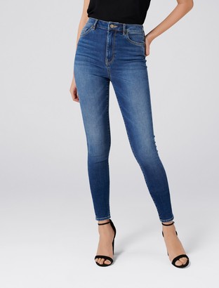 Forever New Helena High-Rise Full Length Jeans - Barcelona Blue - 4