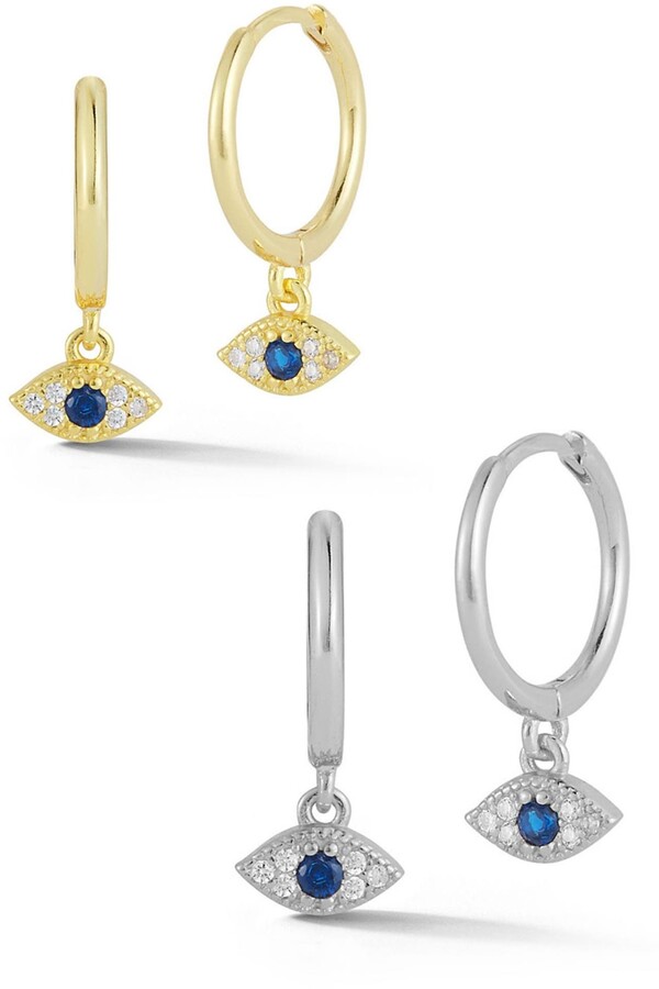 Evil Eye Earrings | Shop the world's largest collection of fashion 