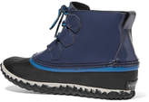 Thumbnail for your product : Sorel Out N About Rain Waterproof Patent-leather And Rubber Boots - Navy