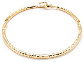 J.Crew Hammered choker necklace