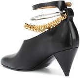 Thumbnail for your product : Jil Sander Chain Ankle Strap Pumps