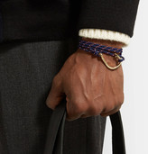 Thumbnail for your product : Miansai Hook Cord Gold-Plated Wrap Bracelet
