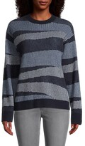 Thumbnail for your product : Naadam Swirl Striped Cashmere Sweater