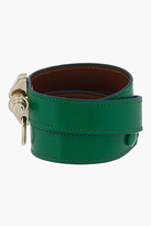 Thumbnail for your product : Givenchy Green leather Obsedia triple-Wrap Bracelet