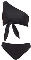 Thumbnail for your product : Adriana Degreas Asymmetric Mid-rise Bikini - Black