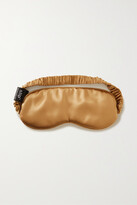 Thumbnail for your product : Slip Embroidered Silk Eye Mask - Gold