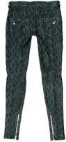 Thumbnail for your product : Balmain Embossed Leather Pants