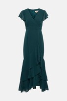 Thumbnail for your product : Tiered Hem Ruffle Maxi Dress