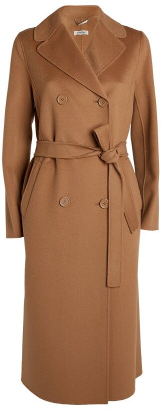 Maxmara Double Breasted Wool Coat | Shop the world's largest 