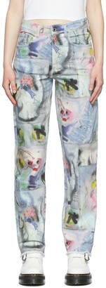 Marc Jacobs Heaven Multicolor Punk Playground Star Jeans - ShopStyle