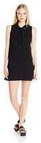 Thumbnail for your product : Almost Famous Women's Sleeveless Tie Front a Line Dress