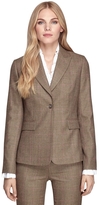 Thumbnail for your product : Brooks Brothers Stellita Fit One-Button Saxxon® Wool Jacket
