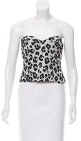 Thumbnail for your product : Moschino Cheap & Chic Moschino Cheap and Chic Textured Strapless Bustier