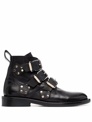 Zadig & Voltaire Laureen buckled ankle boots