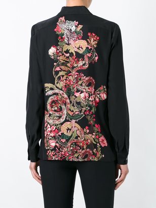 Roberto Cavalli floral print shirt