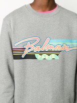Thumbnail for your product : Balmain Cotton Logo-Print Sweatshirt