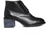 Thumbnail for your product : F-Troupe Black Leather Lace Up Heeled Boots