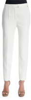Thumbnail for your product : Escada Talarant Slim-Leg Ankle Pants, Off White