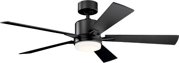 Kichler KichlerLightingLucian1-LightCeilingFaninBlack