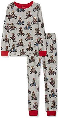 Hatley Boy's Organic Cotton Long Sleeve Printed Pyjama Sets,2 Years (Size:2)