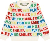 Thumbnail for your product : Stella McCartney Kids Jacquard cotton-blend sweater