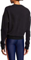 Thumbnail for your product : P.E Nation Feature Sequined Graphic Cropped Sweatshirt